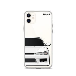 白色 S15 iPhone 手机壳