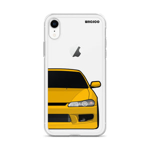 Coque et skin iPhone S15 jaune