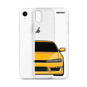 Coque et skin iPhone S14 jaune