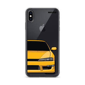 Coque et skin iPhone S14 jaune