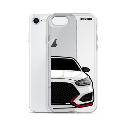 White JS N Phone Case