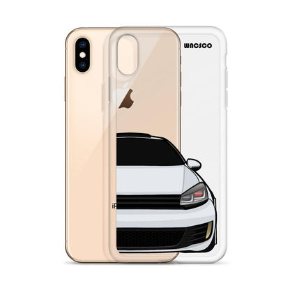 White MK6 Phone Case