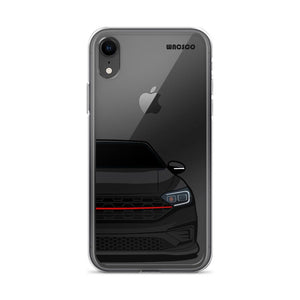 Schwarze MK7 A7 iPhone-Hülle
