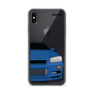 蓝色 R34 iPhone 手机壳