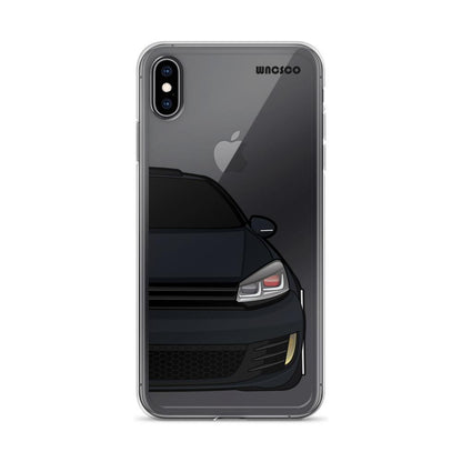 Carbon Steel MK6 iPhone 12 Pro Max Case (clearance)