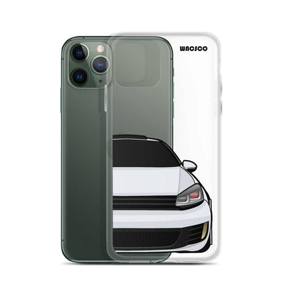 White MK6 Phone Case