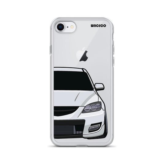 White BK Speed Phone Case