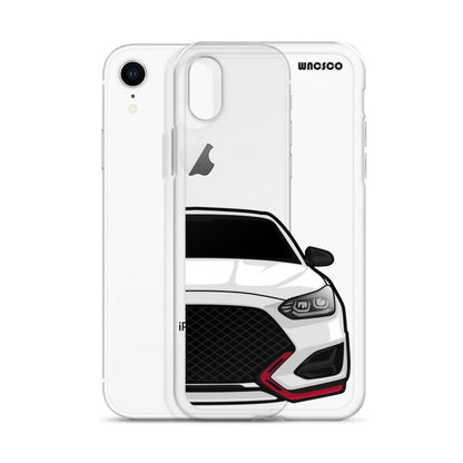 White JS N Phone Case