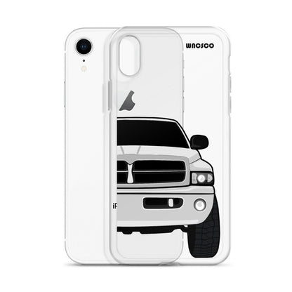 White BR/BE Phone Case