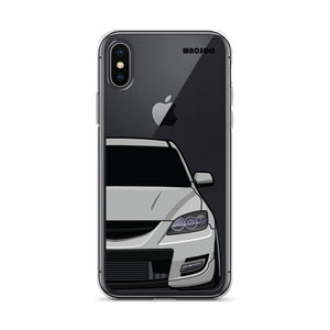 Funda para teléfono plateada BK Speed