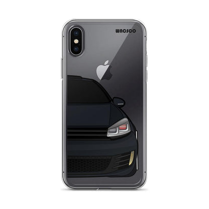 Carbon Steel MK6 iPhone 12 Pro Max Case (clearance)