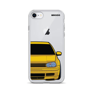 Желтый чехол для iPhone MK4