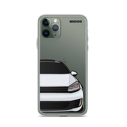 White MK6 Phone Case