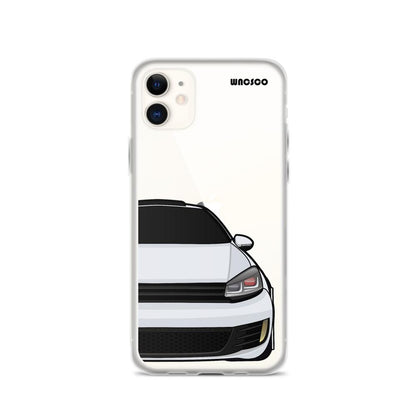 White MK6 Phone Case