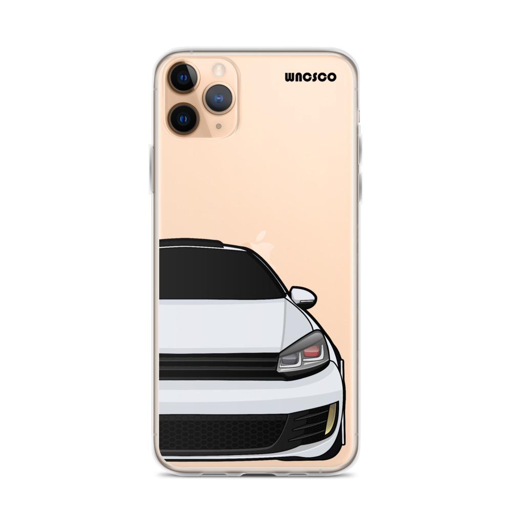 White MK6 Phone Case