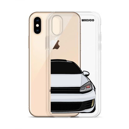 White MK6 Phone Case