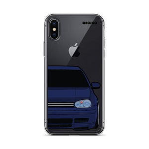 Темно-синий чехол для iPhone MK4