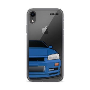 蓝色 R34 iPhone 手机壳