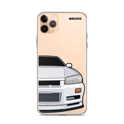 White R34 Phone Case