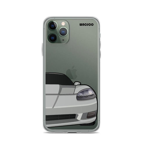Silver C6 Phone Case