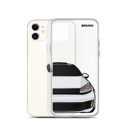 White MK6 Phone Case