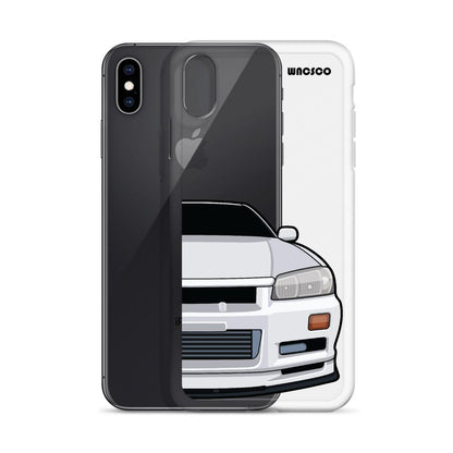 White R34 Phone Case