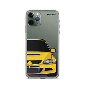 黄色 Evo 8 iPhone 手机壳